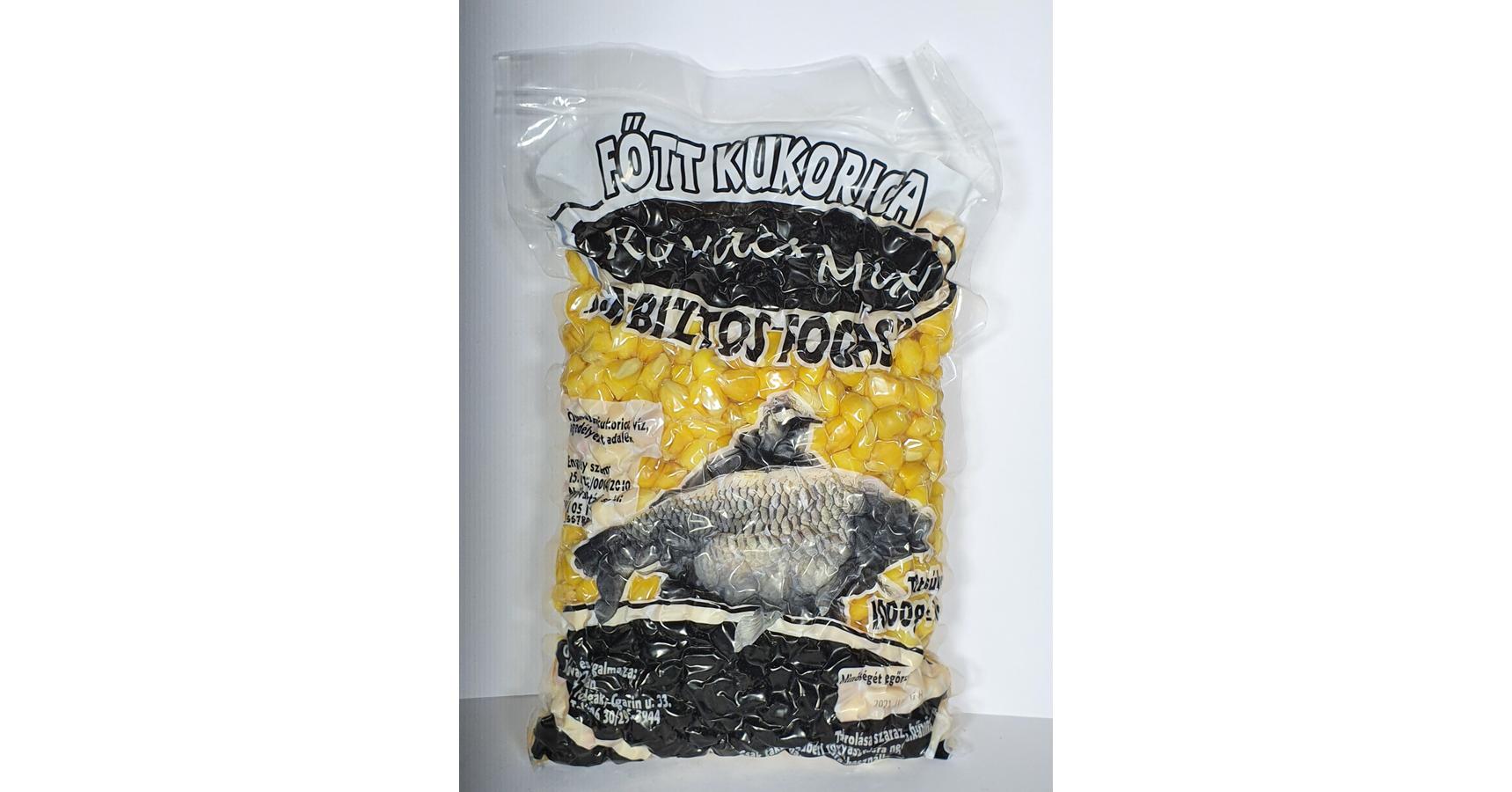 KOVÁCS MIX NATÚR FŐTT KUKORICA 1KG - Kovács Mix - Max Fishing horgász  webáruház