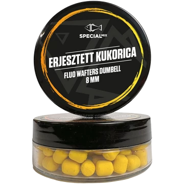 Speciál Mix 8 mm ERJESZTETT KUKORICA Fluo Wafters Dumbell