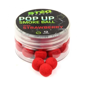 Stég Pop Up Smoke Ball 12mm 10g Strawberry (eper)