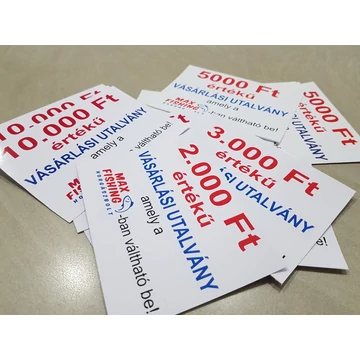 Max Fishing Vásárlási utalvány, Ajándékutalvány - 10000 Ft