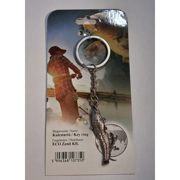 Kulcstartó - Harcsa (fém)