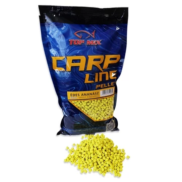TOP MIX Carp Line Fluoro etető pellet Édes Ananász 4mm