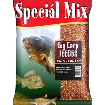 Speciál mix BIG CARP FEEDER KRILL-KAGYLÓ etetőanyag 1,5 kg