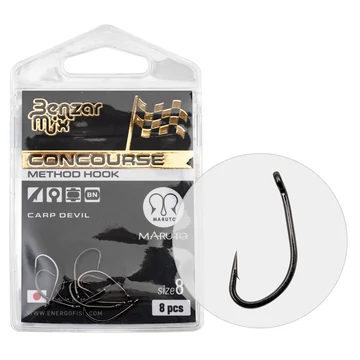 BENZAR CONCOURSE METHOD CARP DEVIL HOROG 8db/cs 10-as (szakállas)