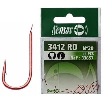 Sensas Feeling 3412 Rouge horog (piros, 15db) 18-as méret