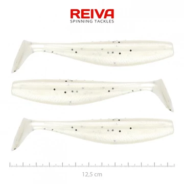 Reiva Flat Minnow shad 12,5cm gulihal 3db/cs (Pearl Dot)
