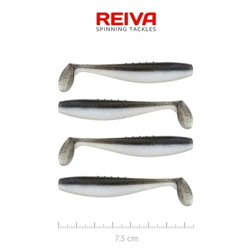 Reiva Flat Minnow shad 7,5cm gumihal 4db/cs (Magic Fish)