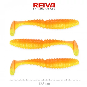 Reiva Zander Power Shad 12,5cm gumihal 3db/cs (Shiny Orange)