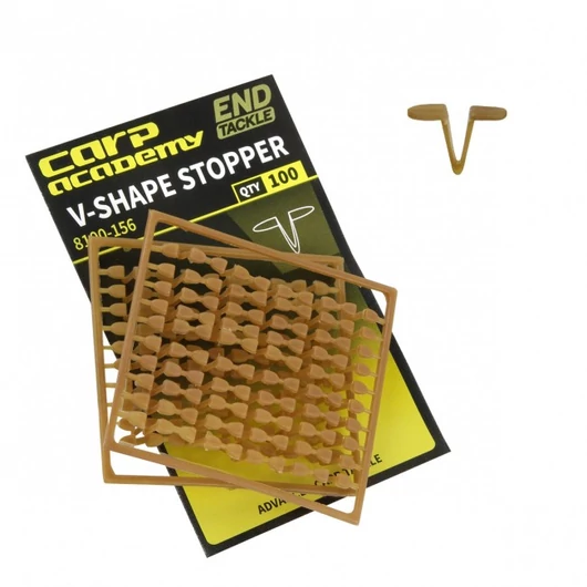 Carp Academy V-alakú pellet csalistopper S (barna)