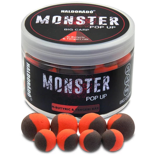 HALDORÁDÓ MONSTER Pop Up Big Carp 13, 17 mm - Vajsav & Tengeri rák