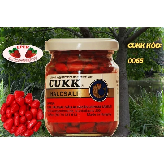 CUKK csemege kukorica 220 ml-es üvegben eper