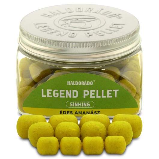 Haldorádó LEGEND PELLET Sinking 8, 12, 16 mm - Édes Ananász