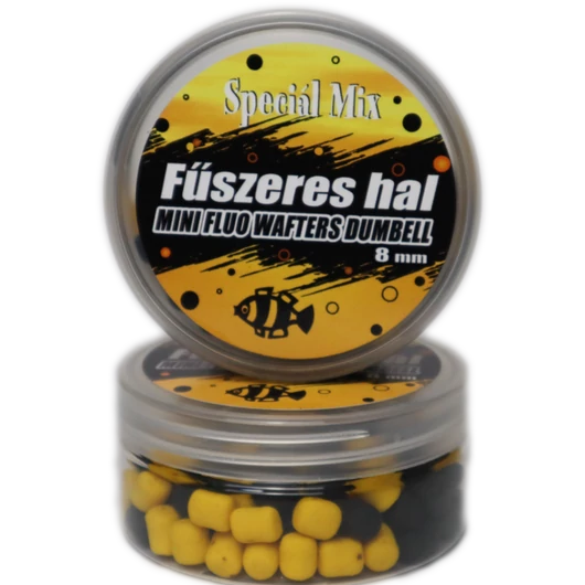 Speciál Mix 8 mm FŰSZERES HAL Fluo Wafters Dumbell