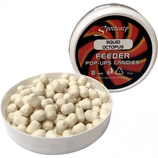 Sportcarp Feeder pop-ups candies Squid Octopus 8mm, 75ml