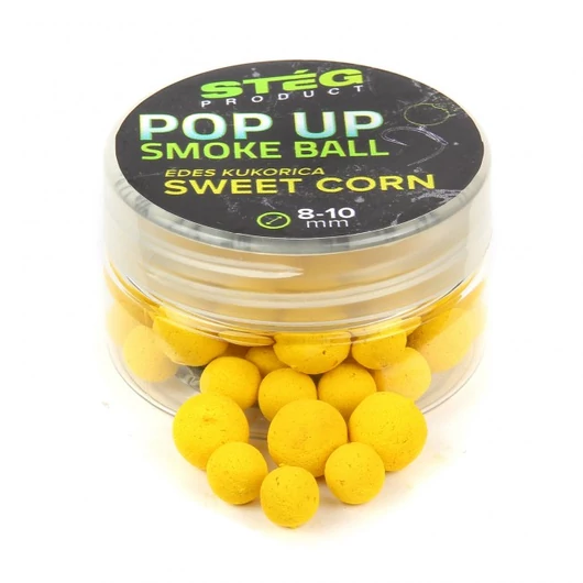 Stég Pop Up Smoke Ball 8-10mm 10g Sweet Corn (édes kukorica)