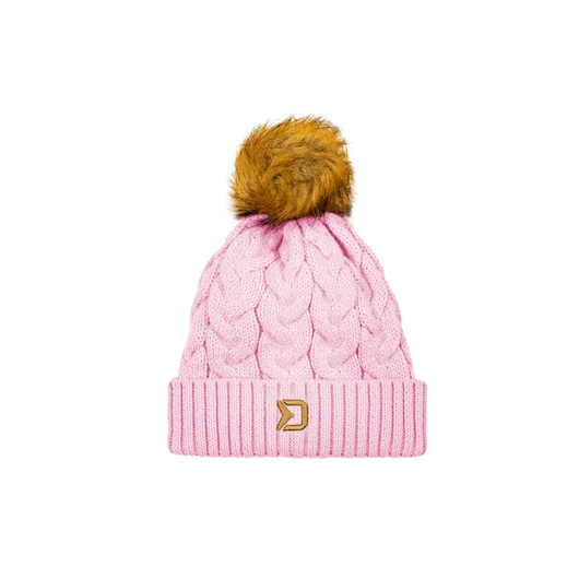 Delphin pink Női téli sapka QUEEN