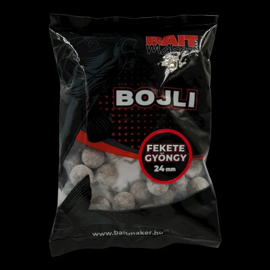 BAIT MAKER Bojli 24 mm FEKETE GYÖNGY (halas) 800 g