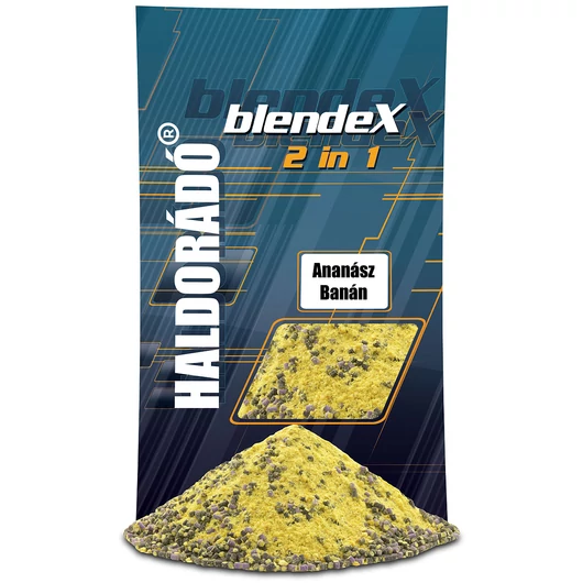 Haldorádó BlendeX 2 in 1 - Ananász + Banán etetőanyag 800g