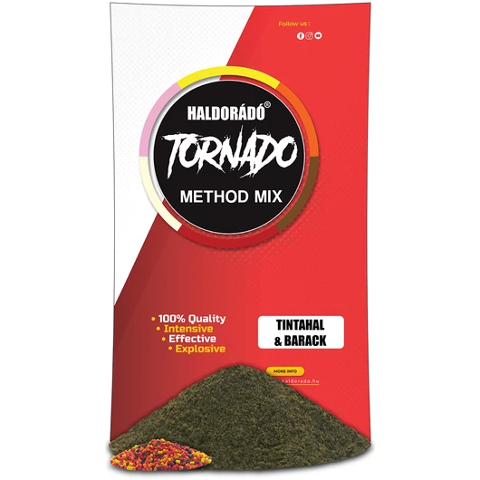 Haldorádó TORNADO Method MIX - Tintahal & Barack etetőanyag 500g