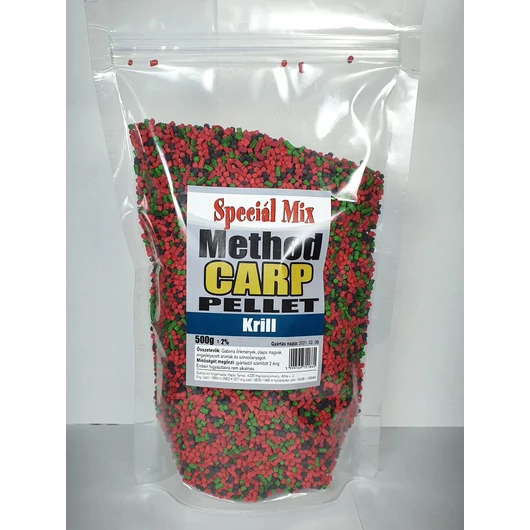 Speciál Mix Method Carp Pellet Krill 500g