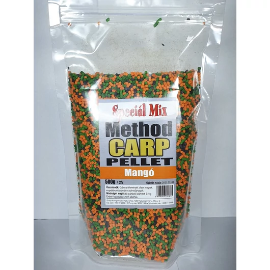 Speciál Mix Method Carp Pellet Mangó 500g