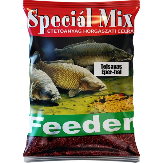 Speciál-mix Feeder Tejsavas eper-hal etetőanyag 1 kg