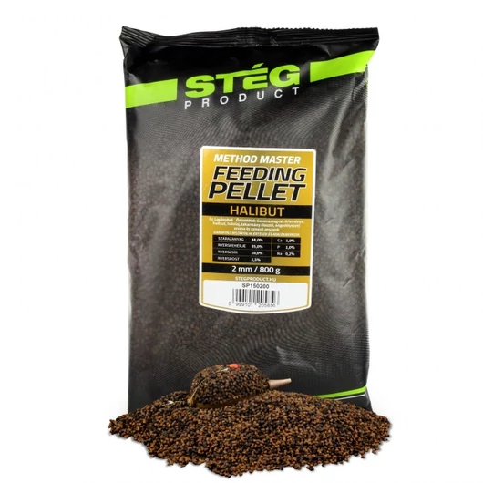 Stég Feeding Pellet 2mm Halibut 800g 
