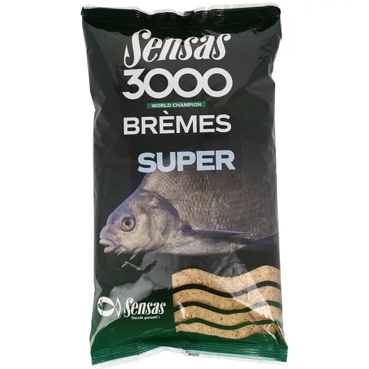 Sensas 3000 Super Bremes (dévér) etetőanyag 1kg