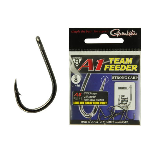 GAMAKATSU A1 Team Feeder Strong Carp hook 6-os horog