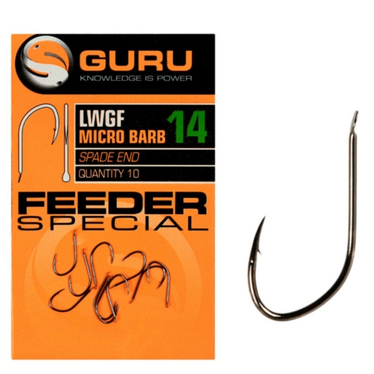 GURU Feeder Special horog 10-es (szakállas, lapkás)
