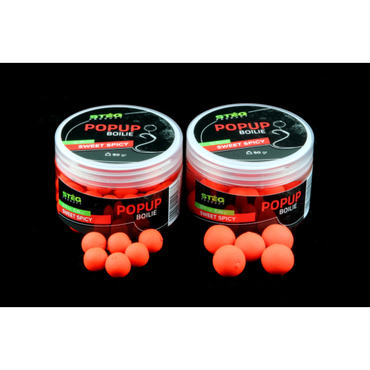 Stég Product Pop Up Boilie 13mm SWEET SPICY 50gr