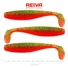 Kép 1/2 - REIVA Flat Minnow Shad 12,5 cm gumihal Zöld-narancs flitter